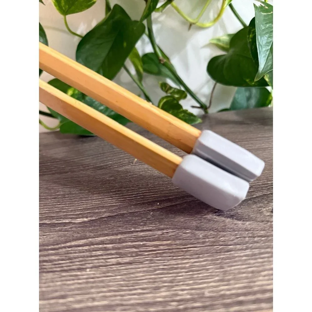Bamboo wooden tongs utensil